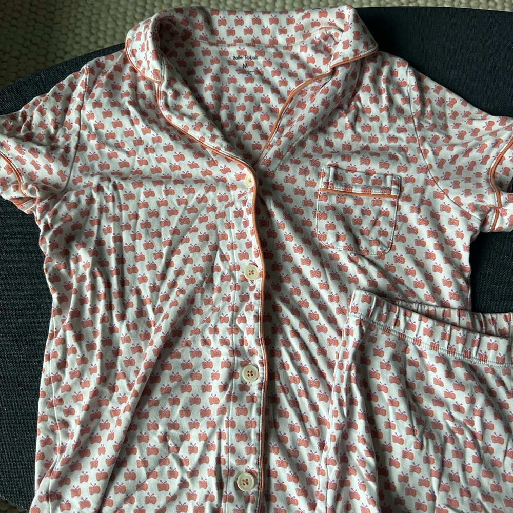 Roller Rabbit Butterfly Print Pajama Set